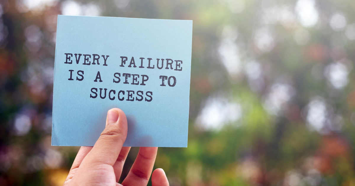 Every Failure is a step to success