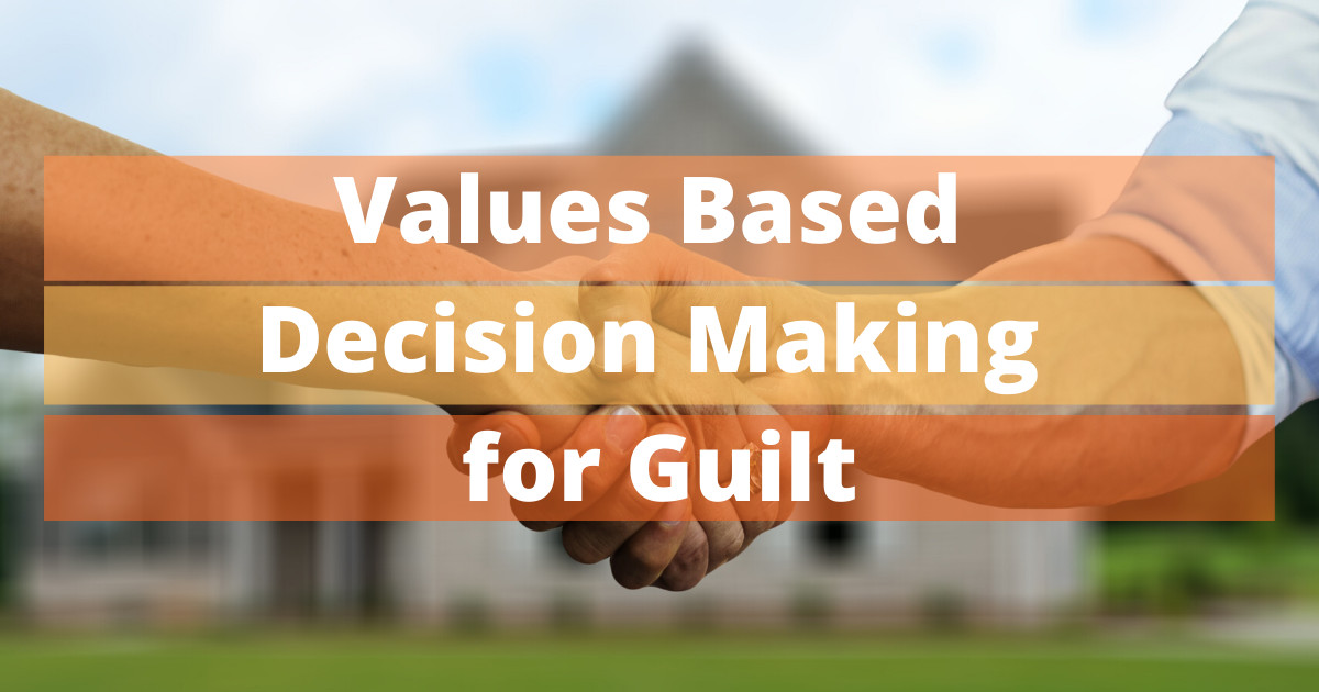 Values Based Decision Making for Guilt web